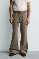 CHINO JEANS WIDE FLARE FIT