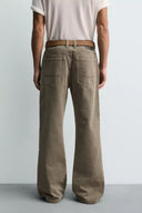 CHINO JEANS WIDE FLARE FIT