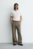CHINO JEANS WIDE FLARE FIT