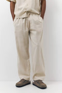 LINNEN BROEK BEIGE